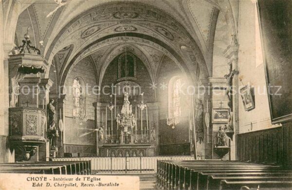 Choye Interieur de l'Eglise