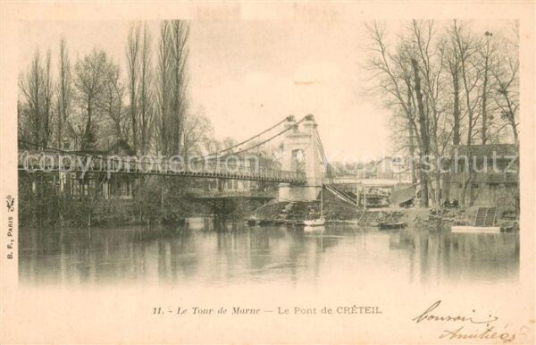 Creteil Le Tour de Marne Le Pont de Creteil
