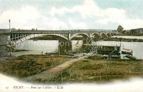 Vichy Allier Pont sur l'Allier