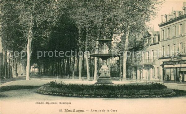 Montlucon Avenue de la Gare