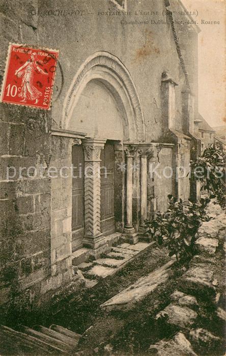 La Roche-Pot Rochepot Portail de l'Eglise