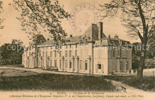 Rueil-Malmaison Chateau de la Malmaison Facade sud-oues