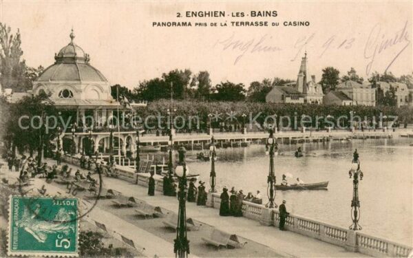 Enghien-les-Bains Panorama pris de la Terrasse du Casino
