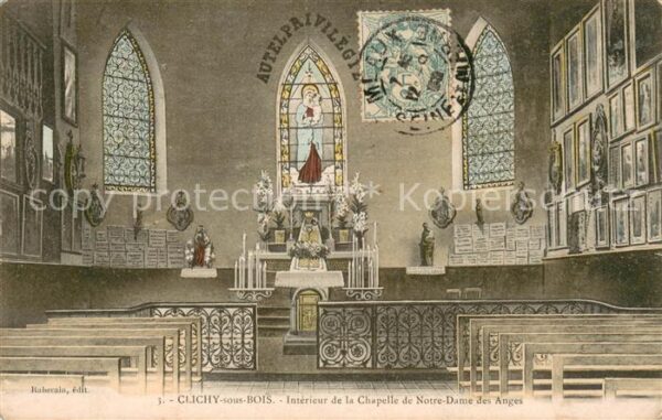 Clichy-sous-Bois Interieur de la Chapelle de Notre Dame