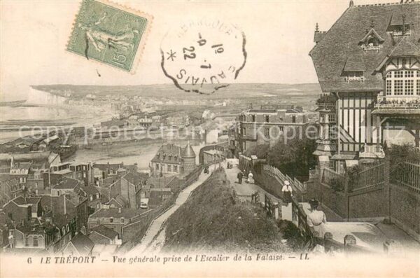Le Treport Vue generale prise de l’Escalier de la