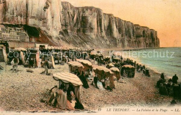 Le Treport La Falaise et la Plage