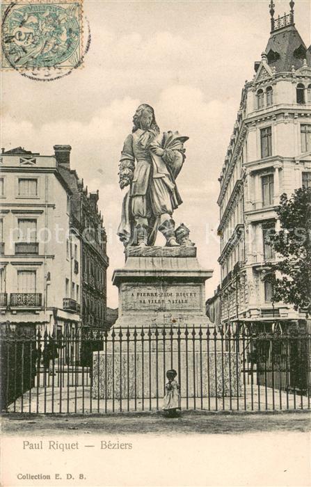 Beziers Paul Riquet Statue