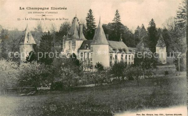 Epernay 51 Le Chateau de Brugny et le Parc