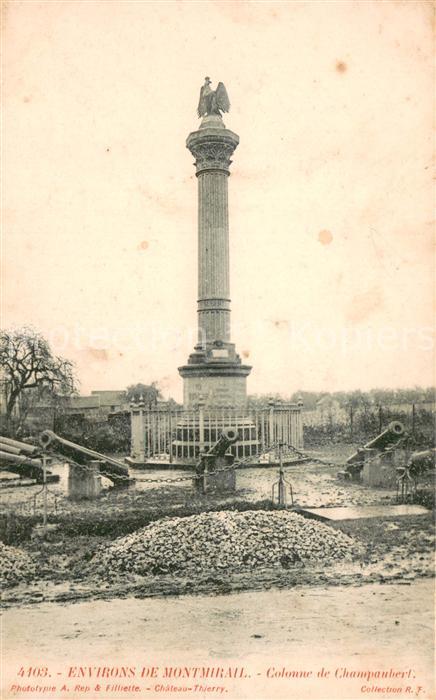 Montmirail Marne Colonne de Champubert