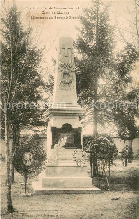 Mourmelon-le-Grand Cimetiere Camp de Chalons Monument du S