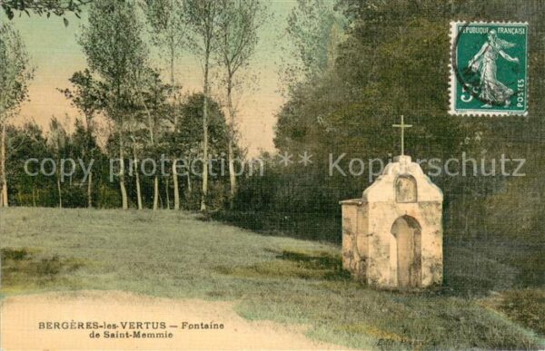 Bergeres-les-Vertus Fontaine de Saint Memmie