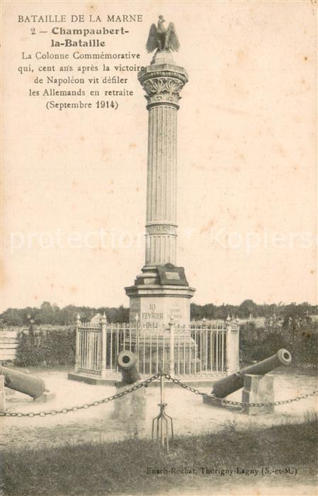 Champaubert-la-Bataille La Colonne Commemorative