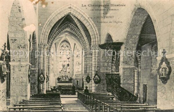 Montmort Interieur de l'Eglise