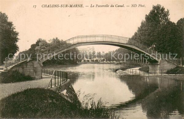 Chalons-sur-Marne La Passerelle du Canal