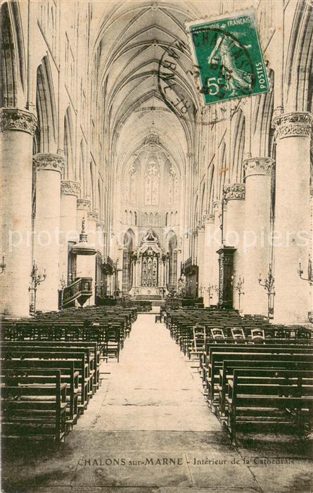 Chalons-sur-Marne Interieur de la Cathedrale