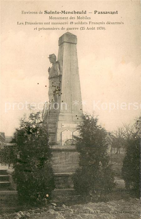 Sainte-Menehould Passavant Monument des Mobiles