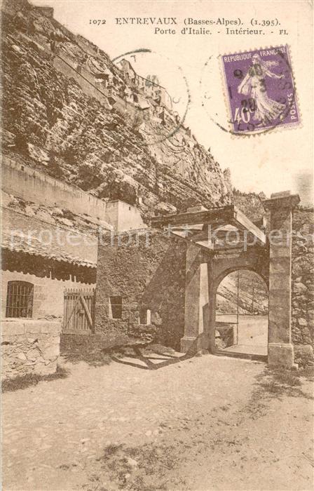 Entrevaux Porte d’Italie Interieur