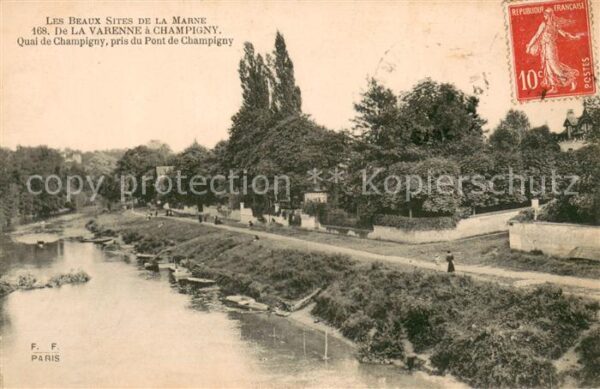 La Varenne a Champigny Quai de Champigny pris du P