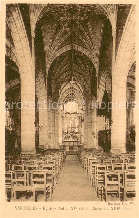 Sarcelles Eglise Nef du XVe siecle Choeur du XIII