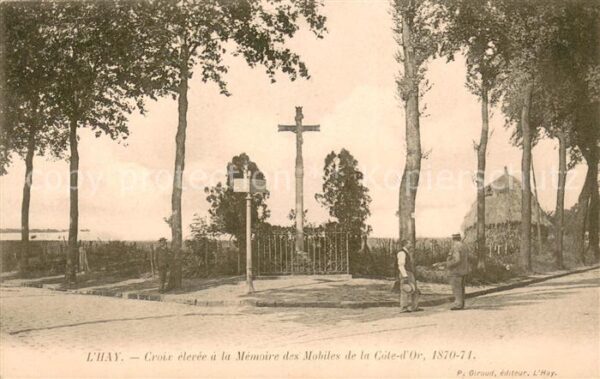 L Hay-les-Roses Croix elevee a la Memoire des Mobiles d