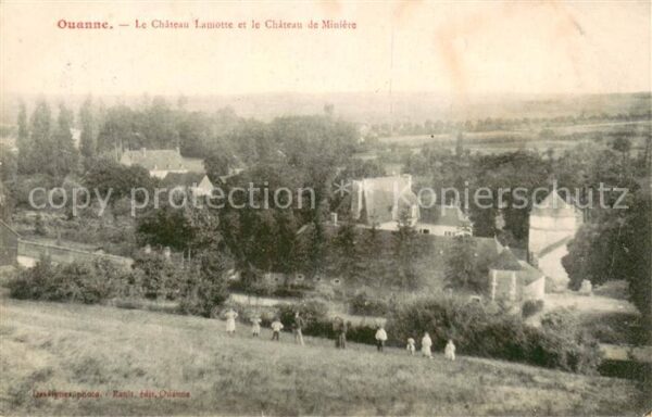 Ouanne Le Chateau Lamotte et le Chateau de Min
