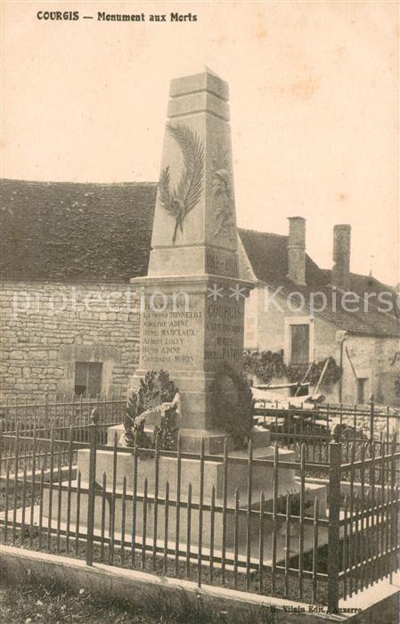 Courgis Monument aux Morts