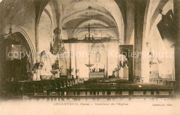 Argenteuil Val d Oise Interieur de l'Eglise