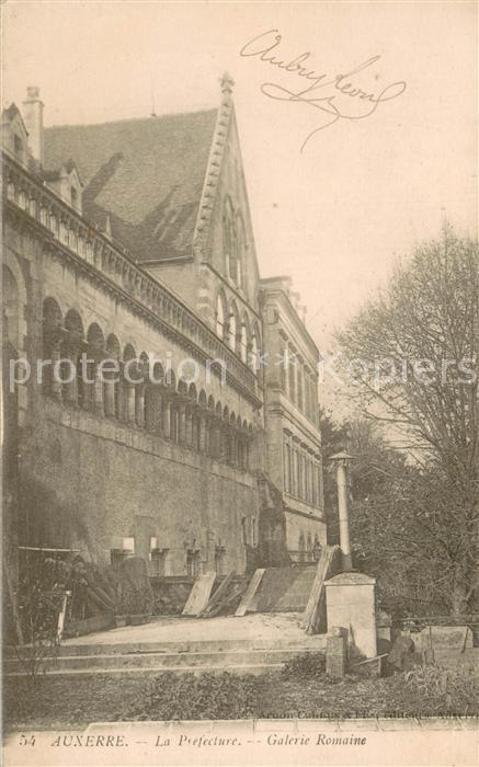 Auxerre La Prefecture Galerie Romaine