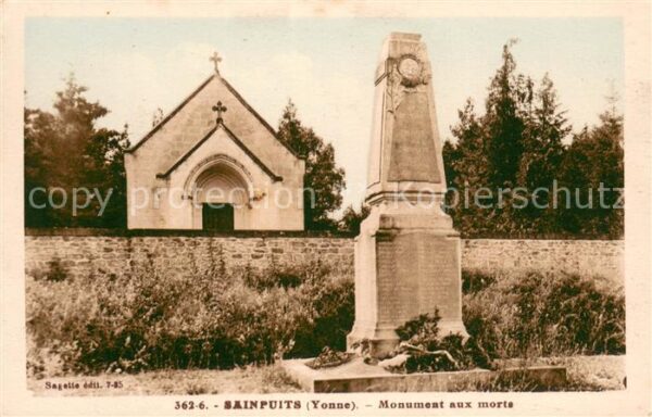 Sainpuits Monument aux morts