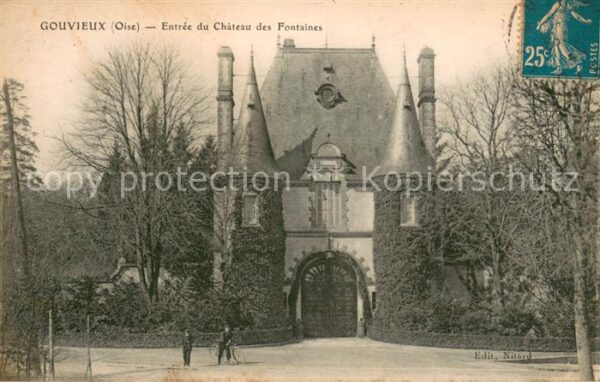 Gouvieux Entree du Chateau des Fontaines