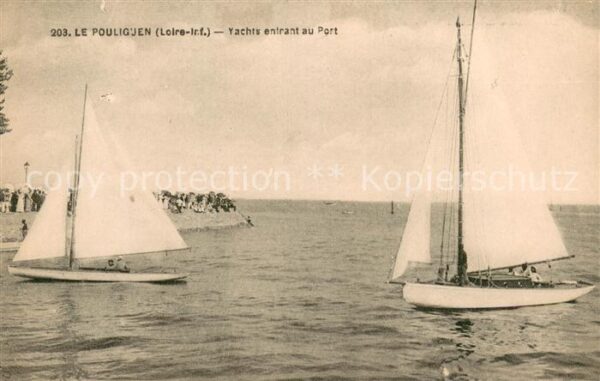 Le Pouliguen Yachts entrant au Port