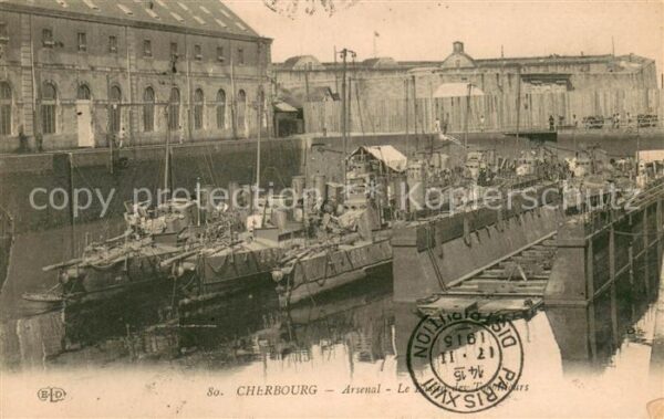 Cherbourg Arsenal Le Bassin des Torpilleurs