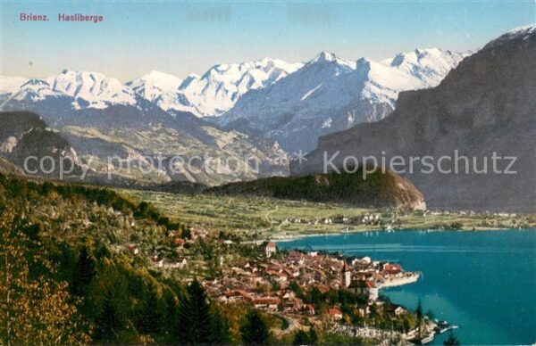 Brienz BE Panorama Brienzersee Hasliberge Berner
