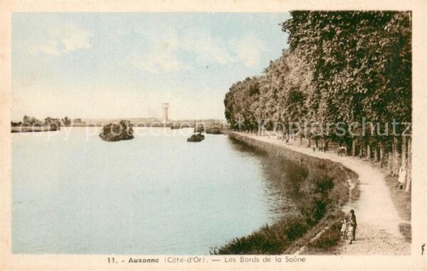 Auxonne Les bords de la Saône