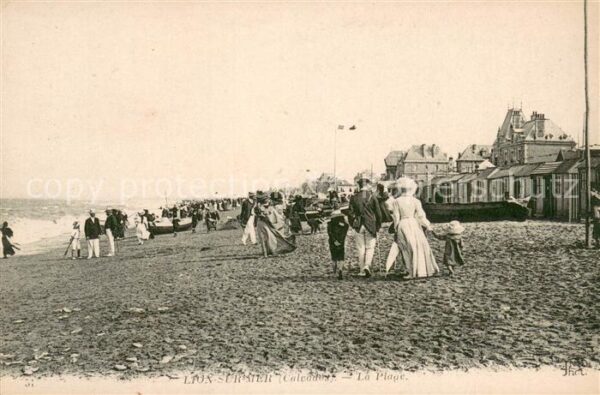 Lion-sur-Mer La plage