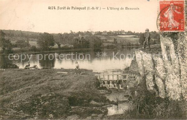 La Foret de Paimpont Etang de Beauvais