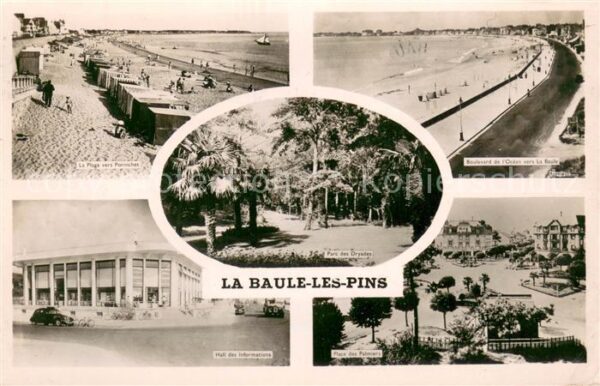 La Baule sur Mer La plage vers Pornichet Boulevard de l'