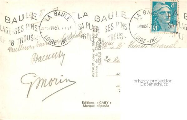 La Baule sur Mer La plage vers Pornichet Boulevard de l' – Bild 2