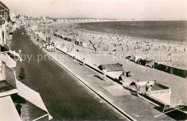 La Baule sur Mer La plage vers Pornichet Côte d_Amour