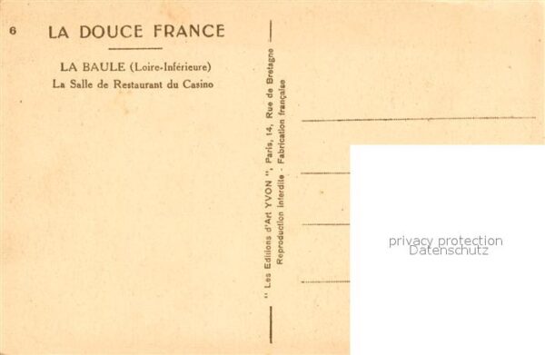 La Baule sur Mer La Salle de Restaurant du Casino – Bild 2