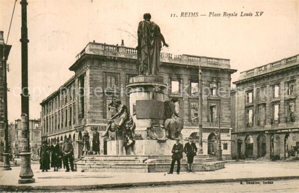 Reims 51 Place Royale Louis XV Monument