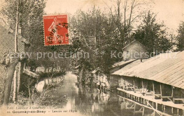 Gournay-en-Bray Lavoirs sur l'Epte