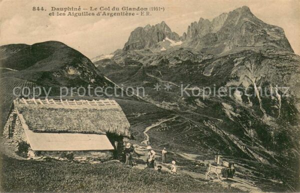 Col du Glandon et les Aiguilles d_Argentière