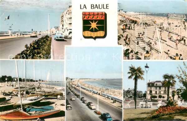 La Baule sur Mer Vues d_ensemble Plage Bateaux Hôtel