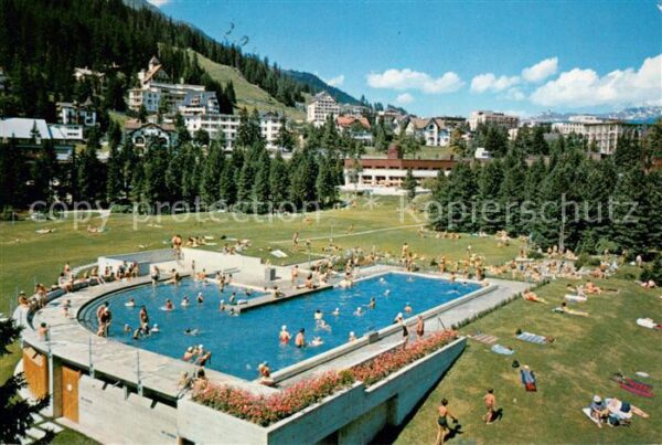 Davos GR Gartenbad und Hallenbad Restaurant
