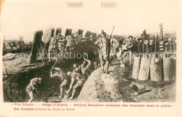 Pro Alesia Siege d’Alesia Soldats Romains creusant