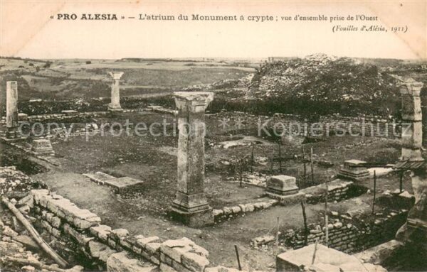 Pro Alesia Atrium du Monument a crypte vue d’ensem