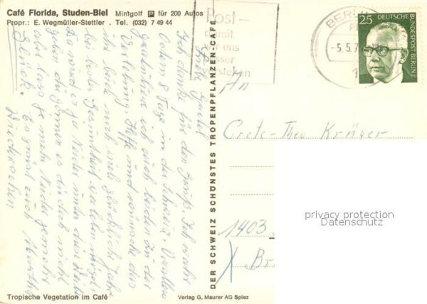 Studen-Biel Cafe Florida – Bild 2