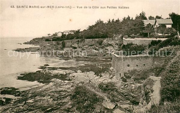 Sainte-Marie-sur-Mer Vue de la côte aux petites Vallees