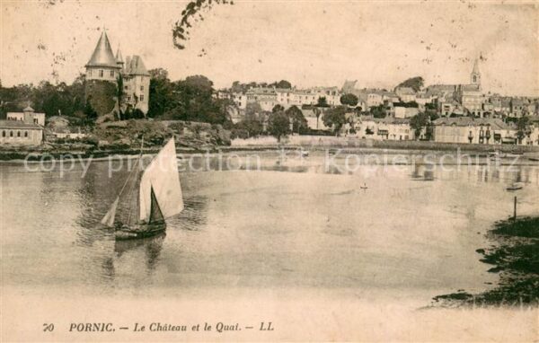 Pornic 44 Le Chateau et le quai